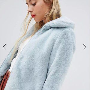 Emory Park White Faux Fur Coat